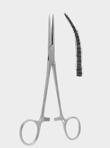 КРАЙЛ РАНКІН (CRILE RANKIN), кровоспинний затискач, (вигнутий) 16 см (cm). Бренд: Zepf (Зепф).